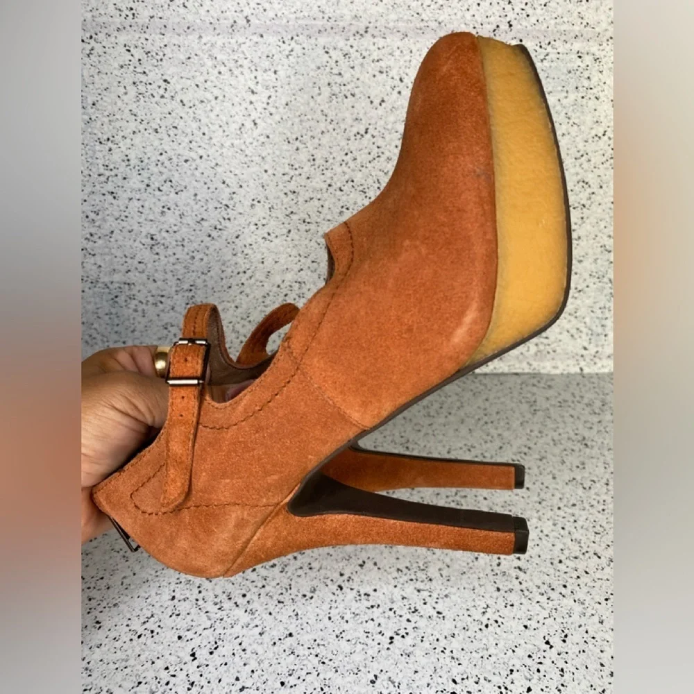 Bacio 61 violino Mary Jane pumps leather German sole 7.5